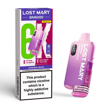 Summer Grape Lost Mary BM6000 Prefilled Vape Pod kit
