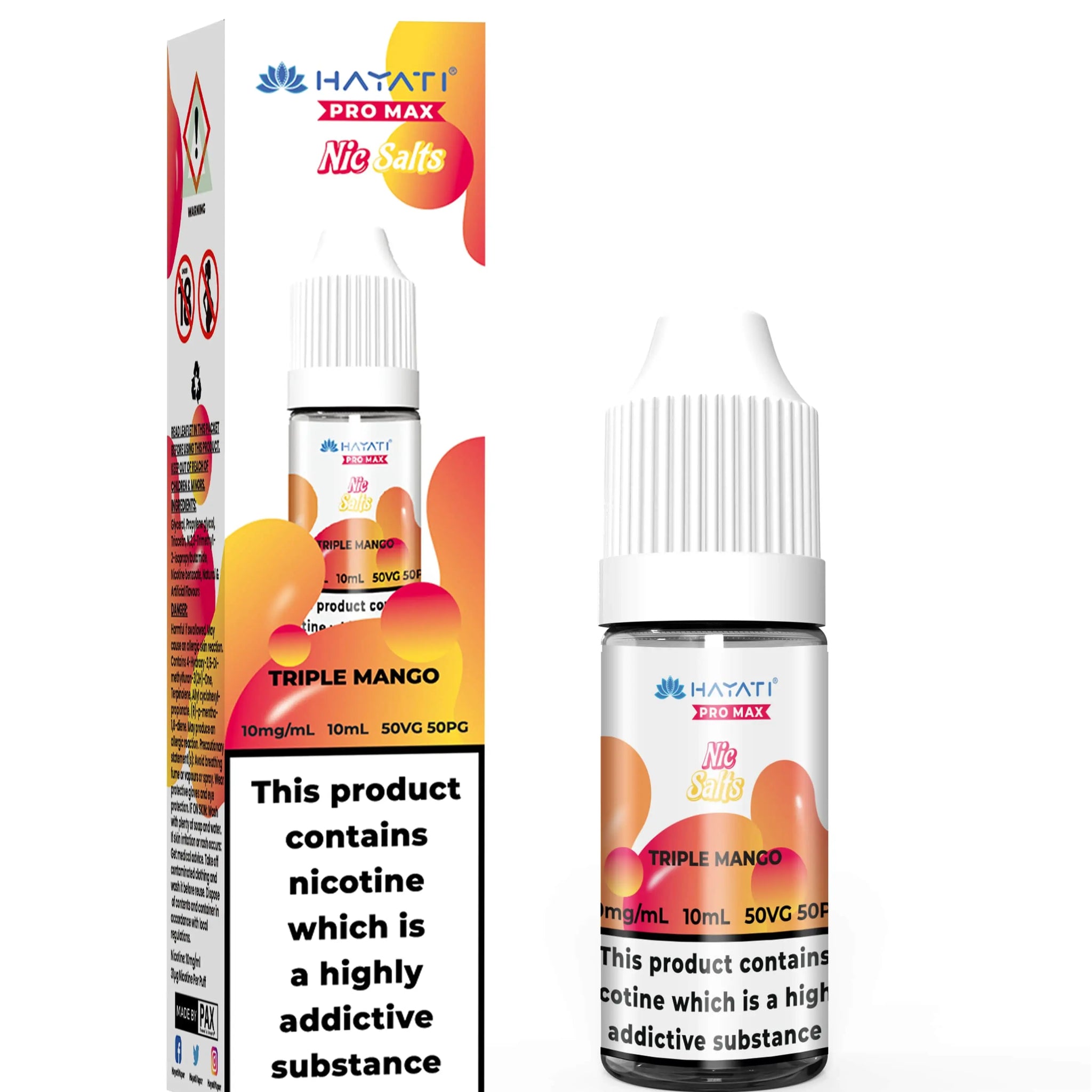 Triple Mango Nic Salt E-Liquid by Hayati Pro Max 10ml