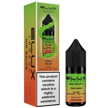 Triple Melon Nic Salt E Liquid 10ml By Elux Legend