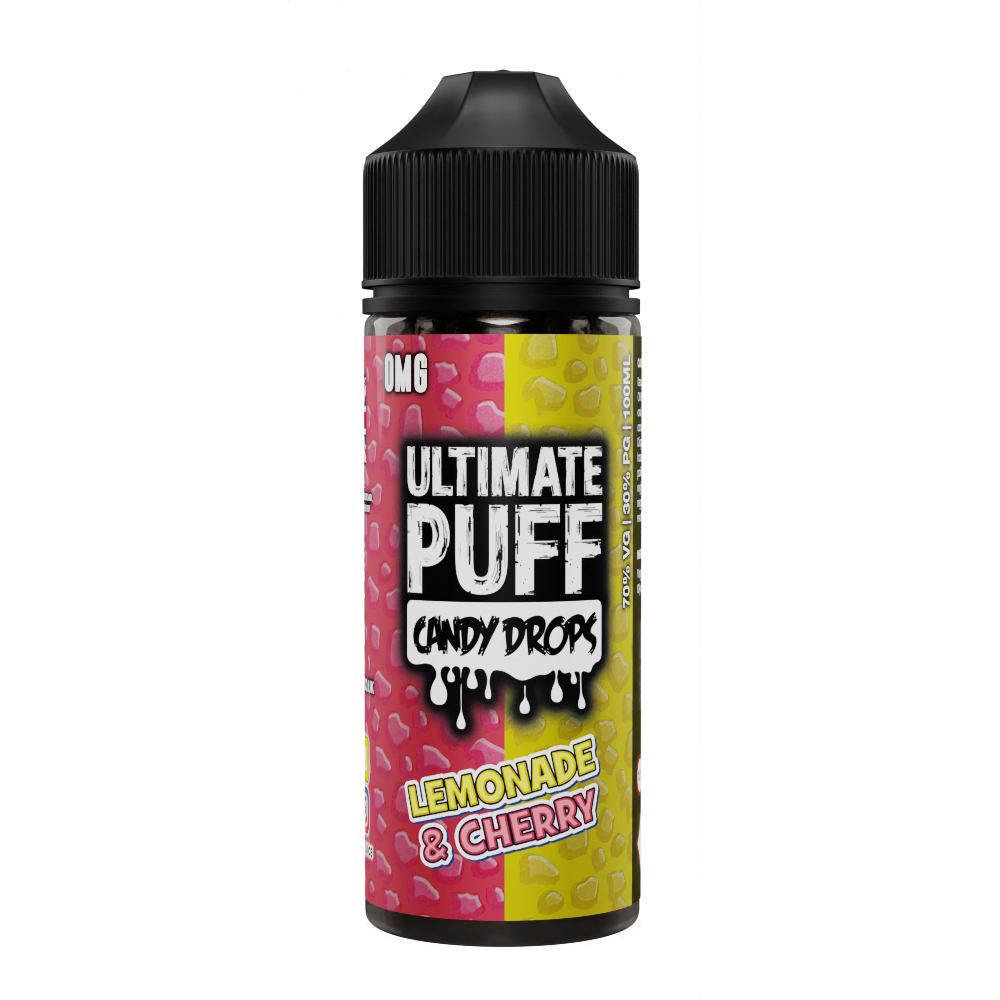 Ultimate Puff Candy Drops Lemonade & Cherry Shortfill 100ml E-Liquid