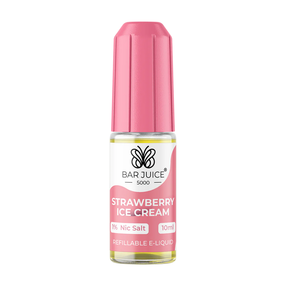 Strawberry Ice Cream Nic Salt E Liquid 10ml By Bar Juice 5000