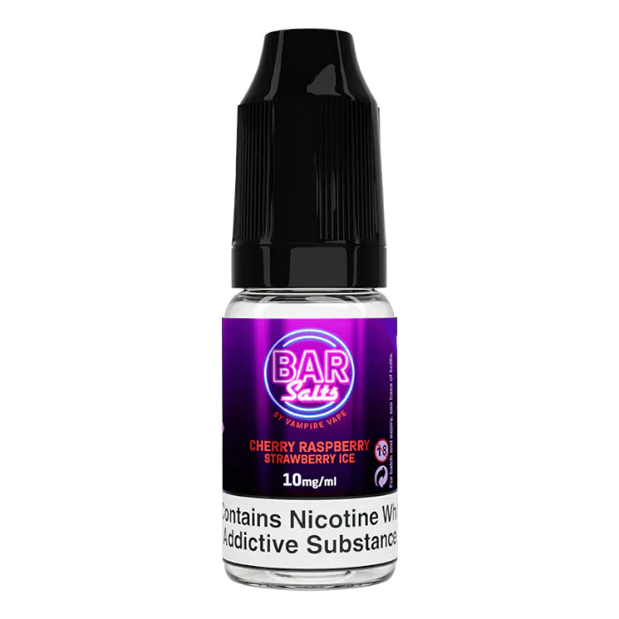 Cherry Raspberry Strawberry Ice Nic Salt E-Liquid by Bar Salts