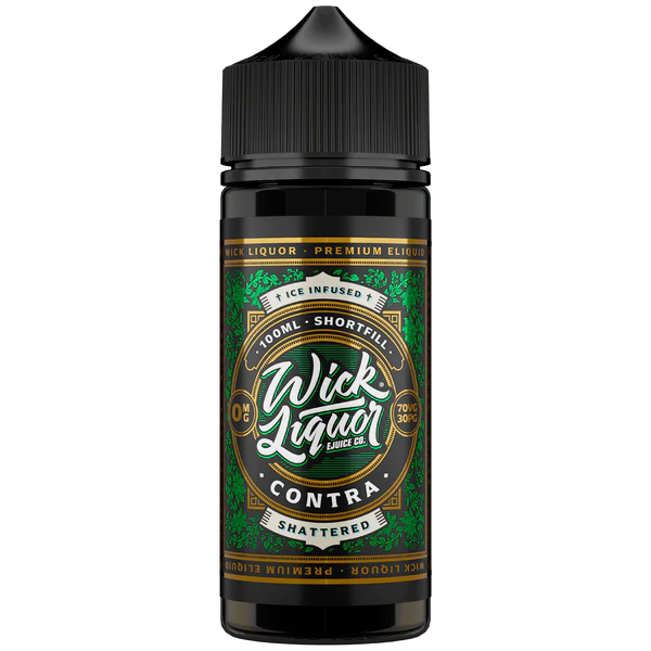 Contra Shattered Shortfill E-liquid by Wick Liquor 100ml