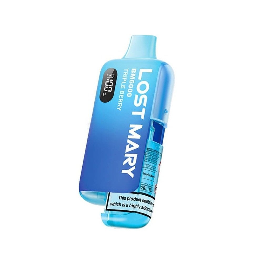 Blue Razz Gami Lost Mary BM6000 Prefilled Pod Kit