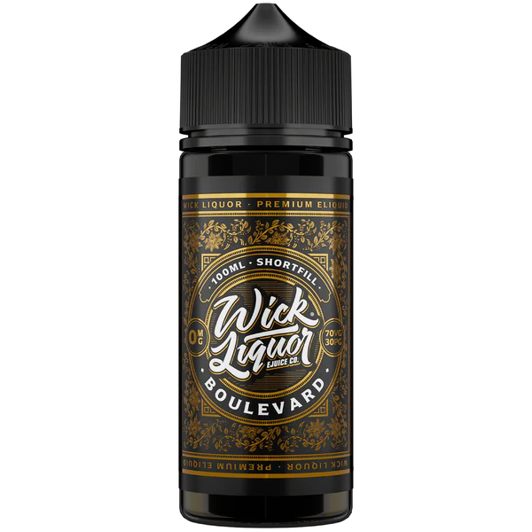 Boulevard Shortfill E-Liquid by Wick Liquor 100ml