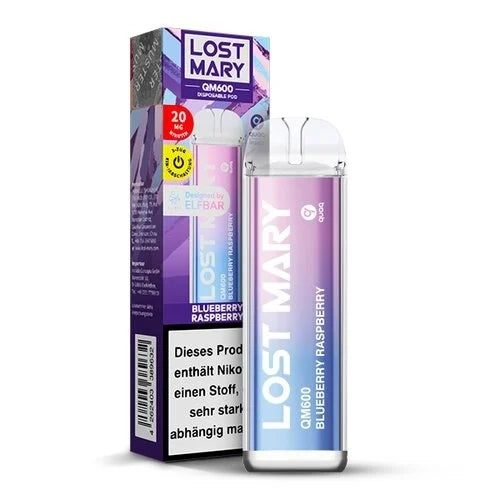 Blueberry Raspberry Lost Mary QM600 Disposable Vape