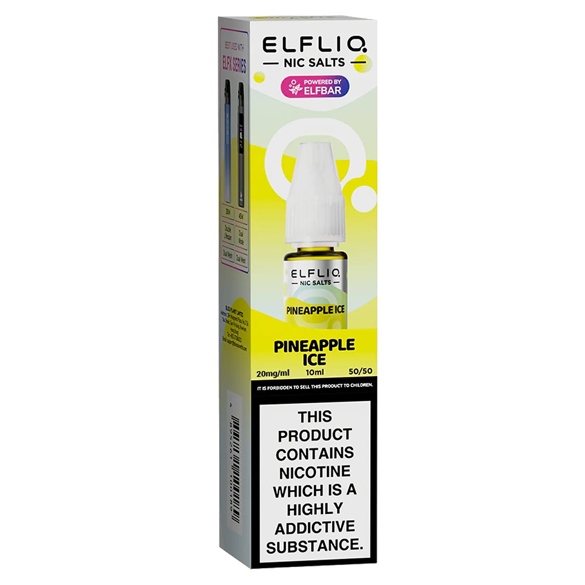 Pineapple lce Nic Salt E Liquid 10ml By Elf Bar Elfliq