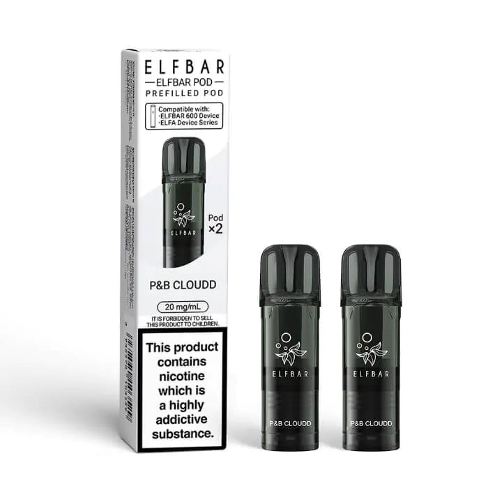 Elfbar 600 Prefilled Replacement Pods - 2PK - P&B Cloud
