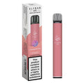 Pink vape pen with packaging labeled 'ELF BAR' on a white background