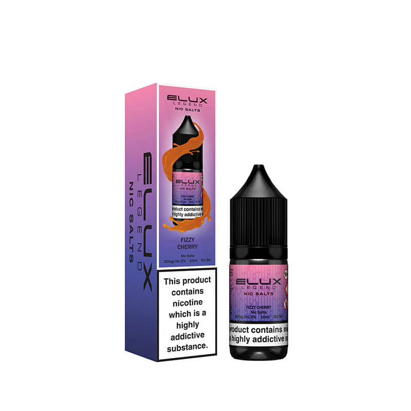 Fizzy Cherry Nic Salt E Liquid 10ml By Elux Legend