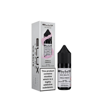 Vanilla Tobacco Nic Salt E Liquid 10ml By Elux Legend