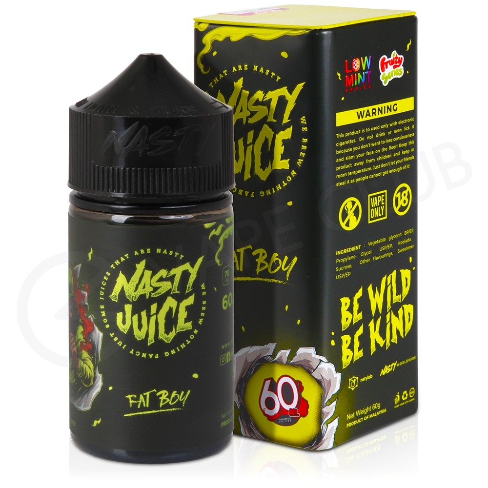 Fat Boy Shortfill E-liquid by Nasty Juice 50ml