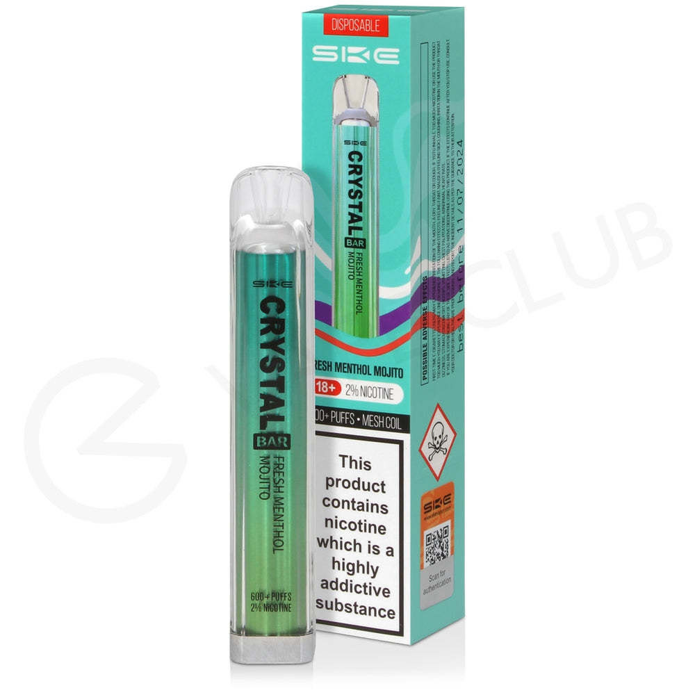 Fresh Menthol Mojito Crystal Bar Disposable Vape