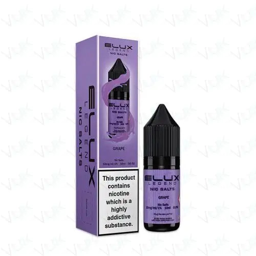 Grape Nic Salt E Liquid 10ml By Elux Legend
