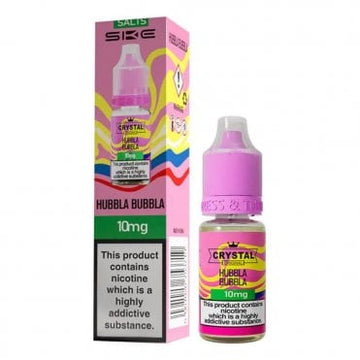 Hubba Bubba Nic Salt E-Liquid by SKE Crystal Original 10ml