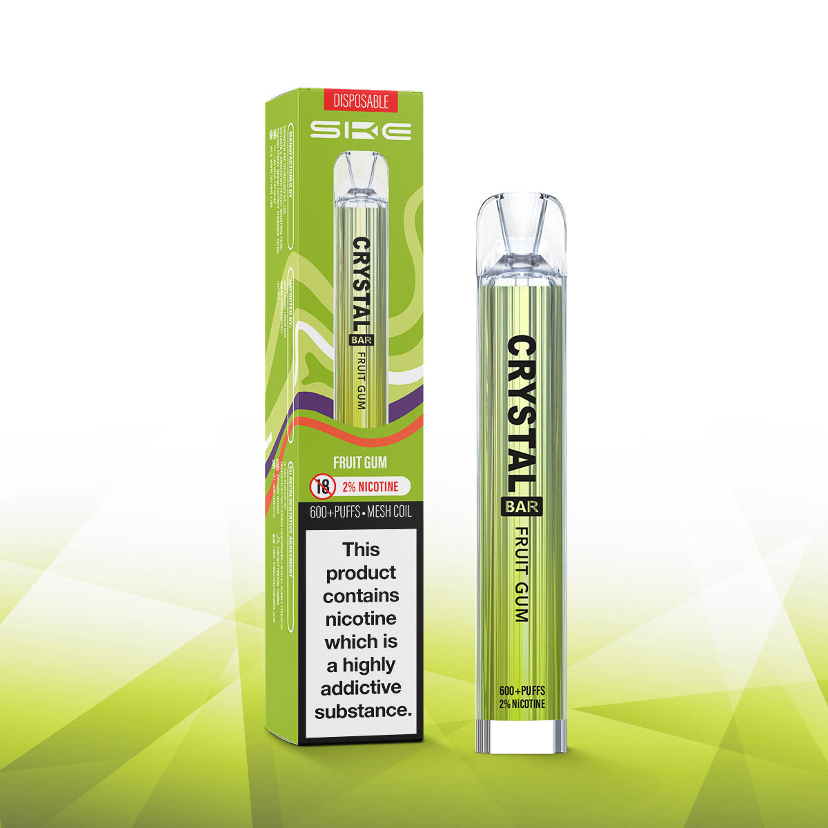 Fruit Gum Crystal Bar Disposable Vape