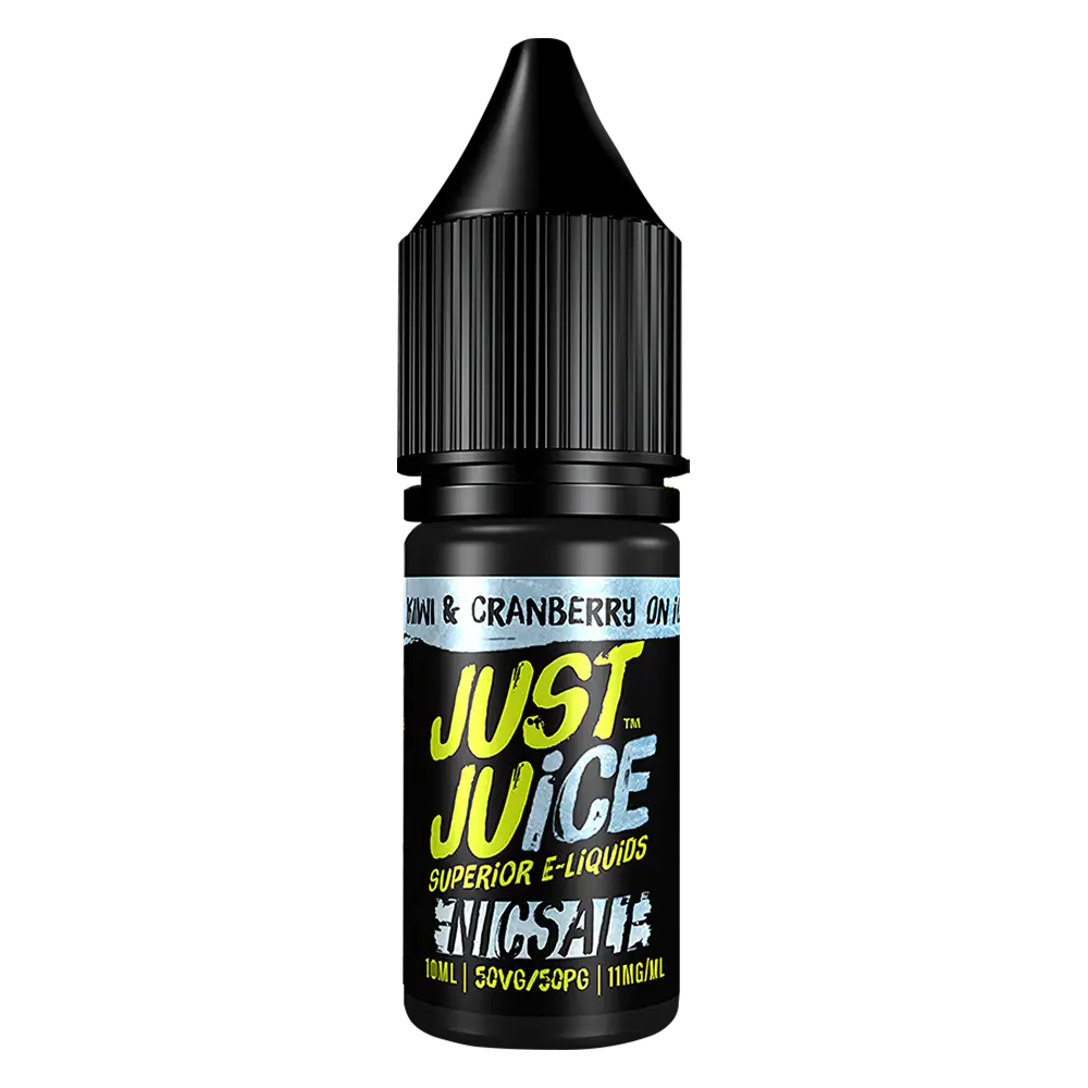 Just Juice Kiwi & Cranberry On Ice Nic Salt E-Liquid