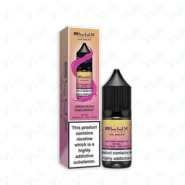 Lemon Peach Passionfruit Nic Salt E Liquid 10ml By Elux Legend