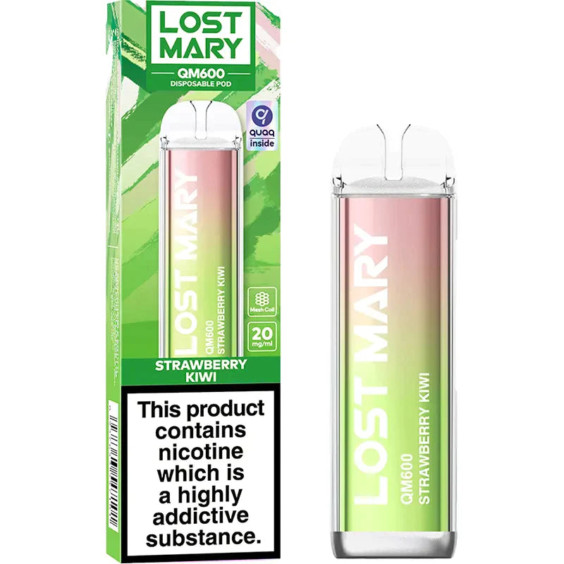 Strawberry Kiwi Lost Mary QM600 Disposable Vape