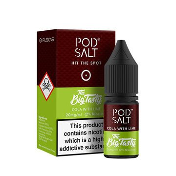 Cola With Lime Fusion Nic Salt E-liquid by Pod Salt