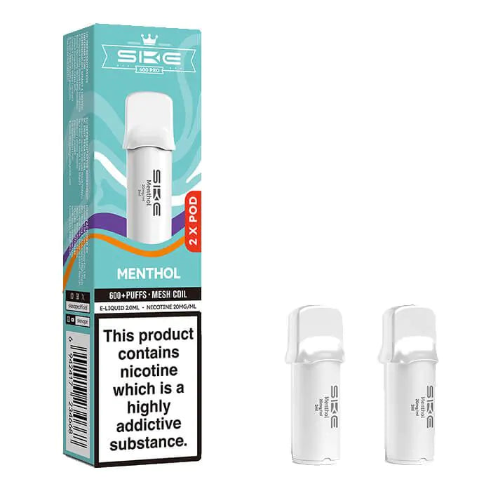 SKE Crystal Bar Pro Replacement Pods 20mg Nic Salt