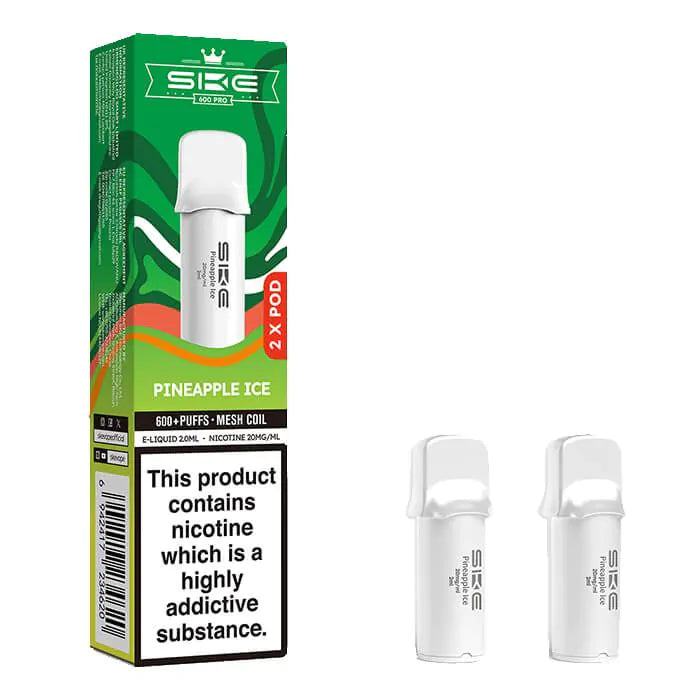 SKE Crystal Bar Pro Replacement Pods 20mg Nic Salt