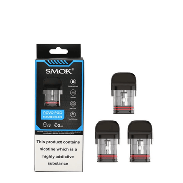 SMOK Novo, Novo 2, Novo M, Novo SLR Replacement Pods - 3 Pack