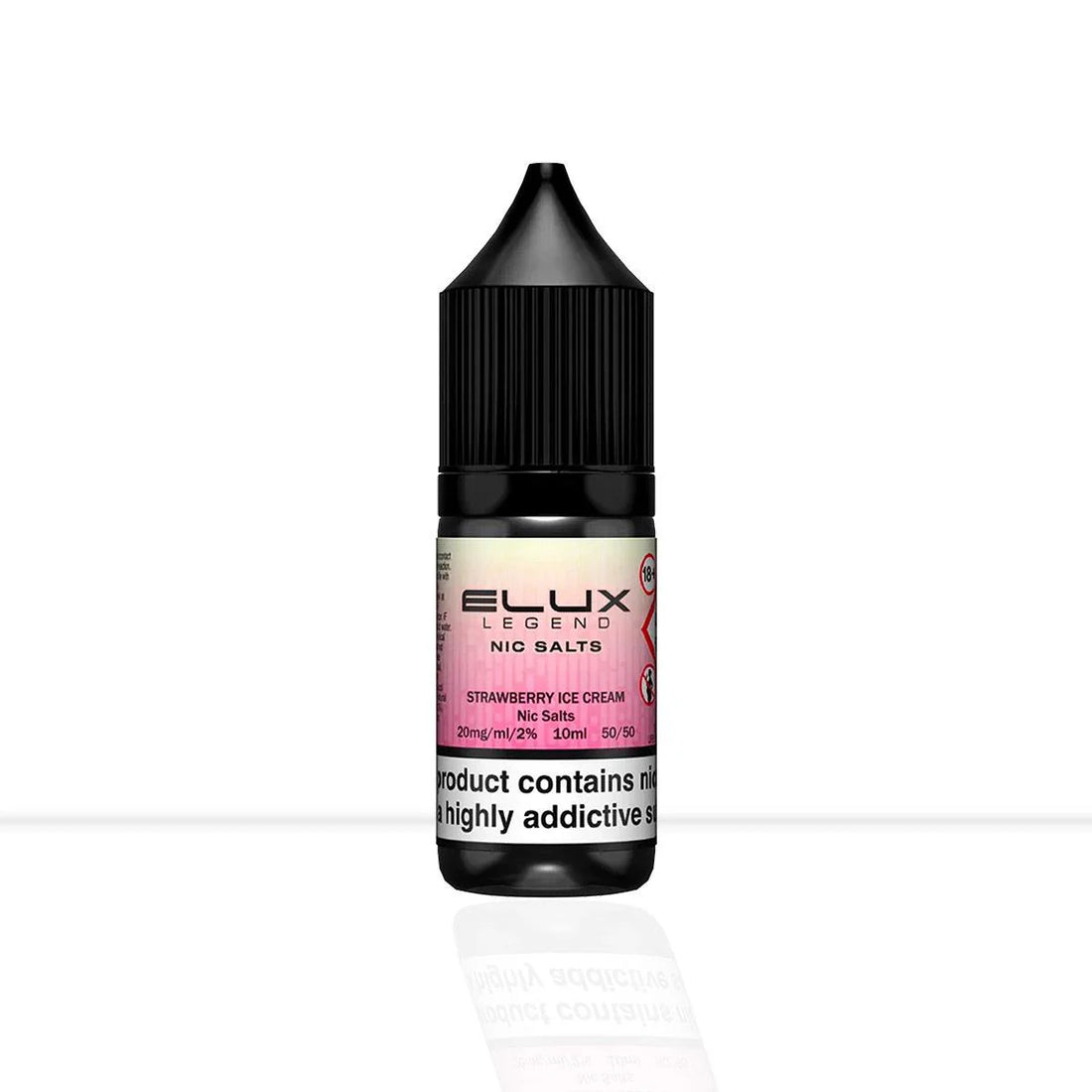 Strawberry Ice Cream Nic Salt E Liquid 10ml By Elux Legend