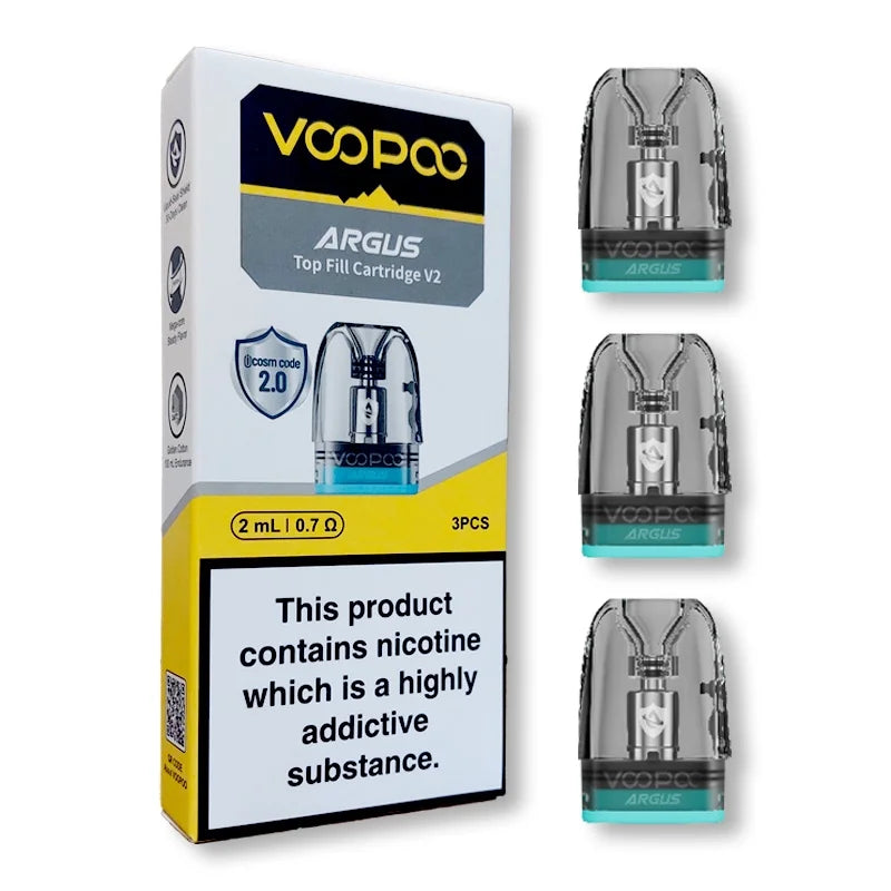 VooPoo Argus XL V2 Top Fill Replacement Pods 3ml - 3Pack