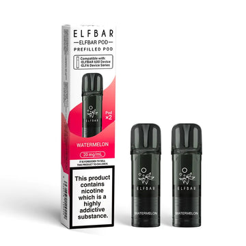 Elfbar 600 Prefilled Replacement Pods - 2PK - Watermelon